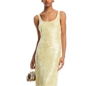 Milly Gold Sequin  Dress #179